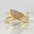 Anillo Curva Superpuesta 4.15gr / T6 / Oro 18K