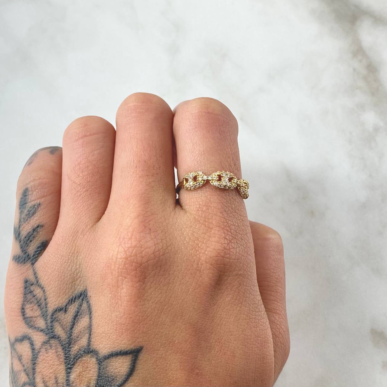 Anillo GC Tupido 1.9gr / T6 3/4 / Oro 18K *