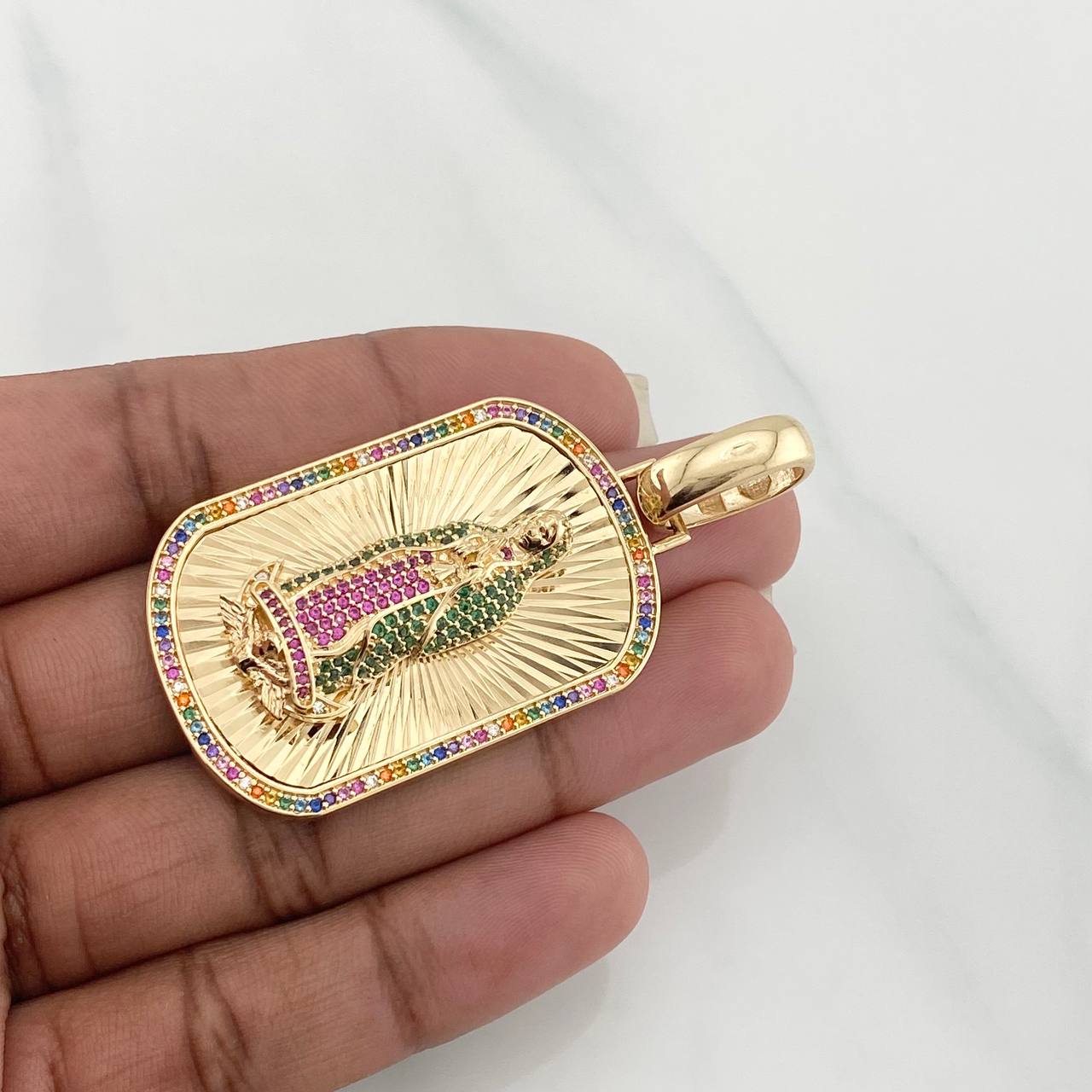 Dije Virgen Guadalupe 17.35g / 5.8cm Oro Amarillo 18K