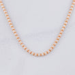 Cadena Ice 9.9g / 50cm / 2.4mm Dos Oros Blanco Rosa 18K