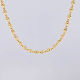 Cadena Militar Diamantada 12.35g / 45cm / 3.9mm Oro Amarillo 18K