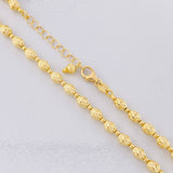 Cadena Militar Diamantada 12.35g / 45cm / 3.9mm Oro Amarillo 18K