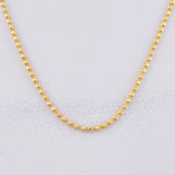 Cadena Militar 4g / 45cm / 1.4mm Oro Amarillo 18K