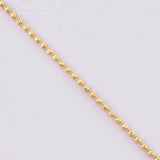 Cadena Militar 4g / 45cm / 1.4mm Oro Amarillo 18K