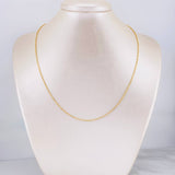 Cadena Militar 4g / 45cm / 1.4mm Oro Amarillo 18K