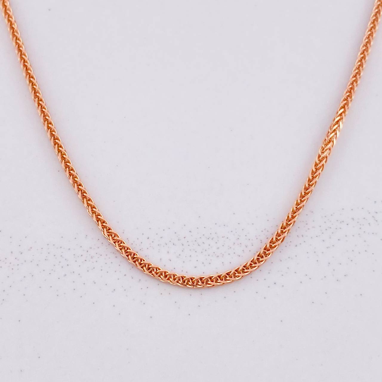 Cadena Franco 2.9g / 45cm / 1.5mm Oro Rosa 18K