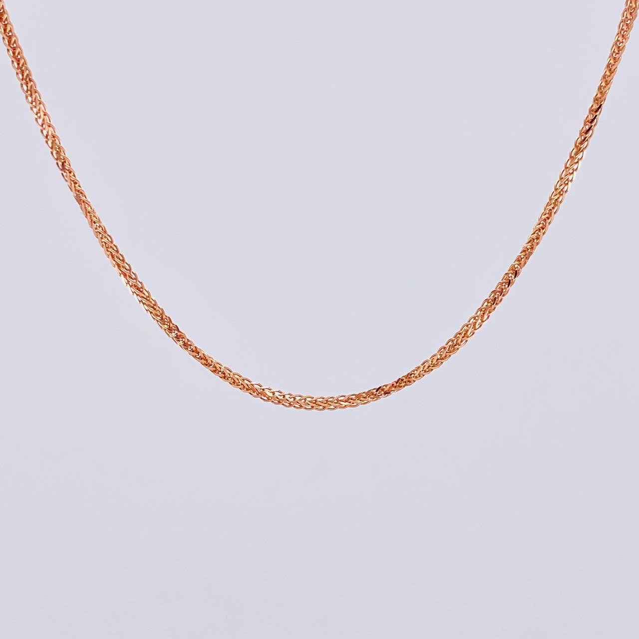 Cadena Franco 2.9g / 45cm / 1.5mm Oro Rosa 18K