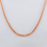 Cadena Franco 8.25g / 60cm / 2.2mm Oro Rosa 18K