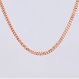 Cadena Franco 8.25g / 60cm / 2.2mm Oro Rosa 18K