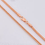 Cadena Franco 8.25g / 60cm / 2.2mm Oro Rosa 18K