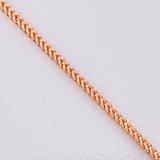Cadena Franco 8.25g / 60cm / 2.2mm Oro Rosa 18K