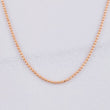 Cadena Militar 1.9g / 40cm / 0.9mm Oro Rosa 18K