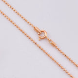 Cadena Militar 1.9g / 40cm / 0.9mm Oro Rosa 18K