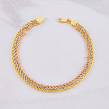 Pulso Trio Lazo 3.15g / 18.7cm / 6mm Tres Oros 18K