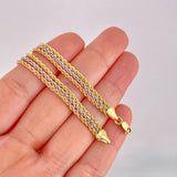 Pulso Trio Lazo 3g / 18.5cm / 6mm Tres Oros 18K