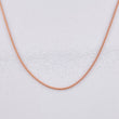 Cadena Veneciana 1.25g / 45cm / 0.9mm Oro Rosa 18K