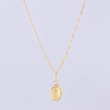 Set Cadena Veneciana + Dije Virgen de Guadalupe / 1.3g / 45cm Oro Amarillo 18K