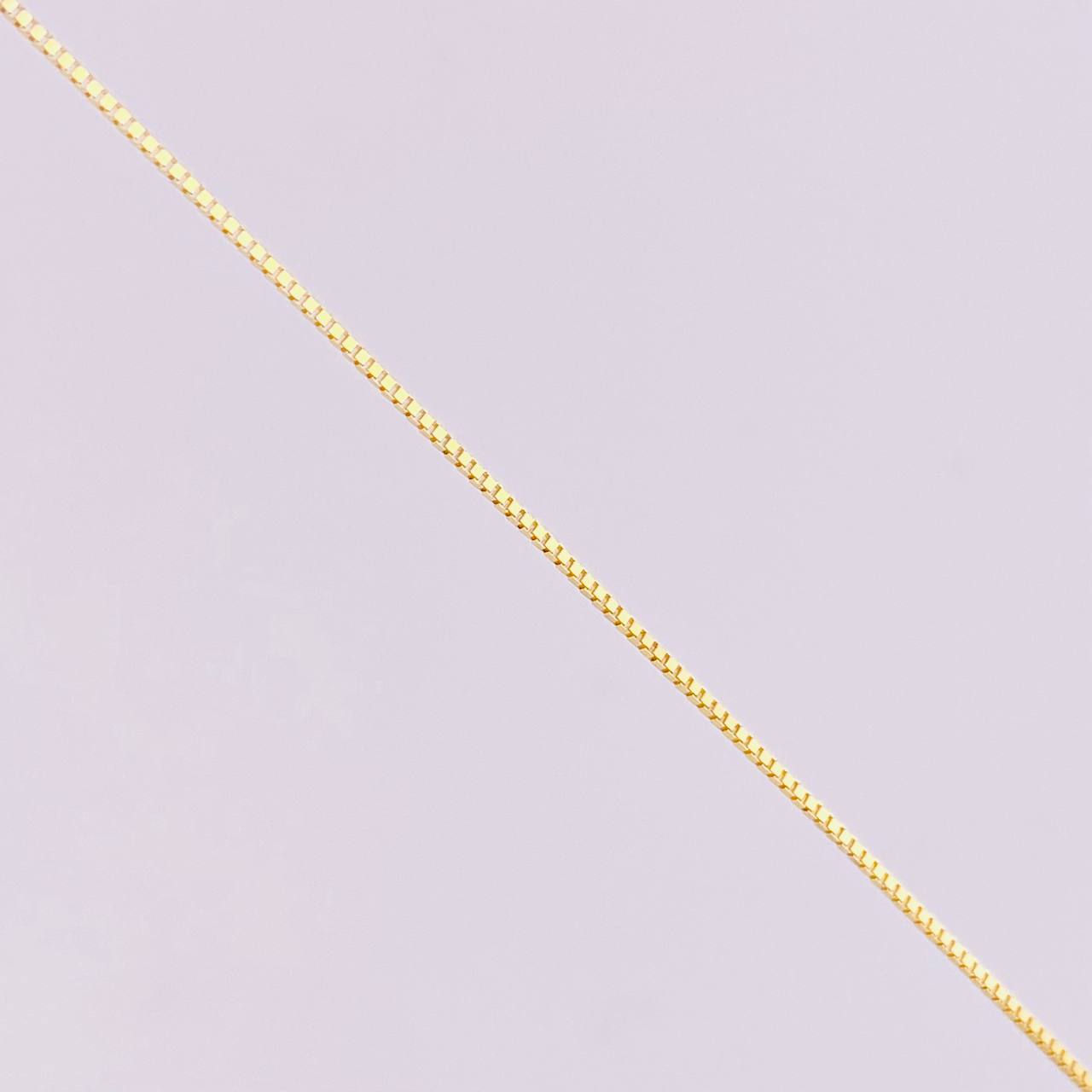 Set Cadena Veneciana + Dije Ángel de la Guarda / 1.35g / 45cm Oro Amarillo 18K