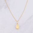 Set Cadena Veneciana + Dije Virgen Milagrosa / 1.4g / 45cm Oro Amarillo 18K