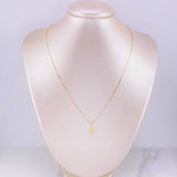 Set Cadena Veneciana + Dije Virgen Milagrosa / 1.4g / 45cm Oro Amarillo 18K