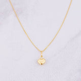 Set Cadena Veneciana + Dije Corazón / 1.35g / 45cm Oro Amarillo 18K