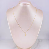 Set Cadena Veneciana + Dije Ángel de la Guarda / 1.35g / 45cm Oro Amarillo 18K