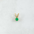 Dije Piedra Regalo 0.4gr / 1cm / Esmeralda 15pts Oro Amarillo 18K (Joya) *