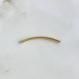 Herraje Tubular Atornillado 0.8gr / 4cm / 3mm Oro Amarillo