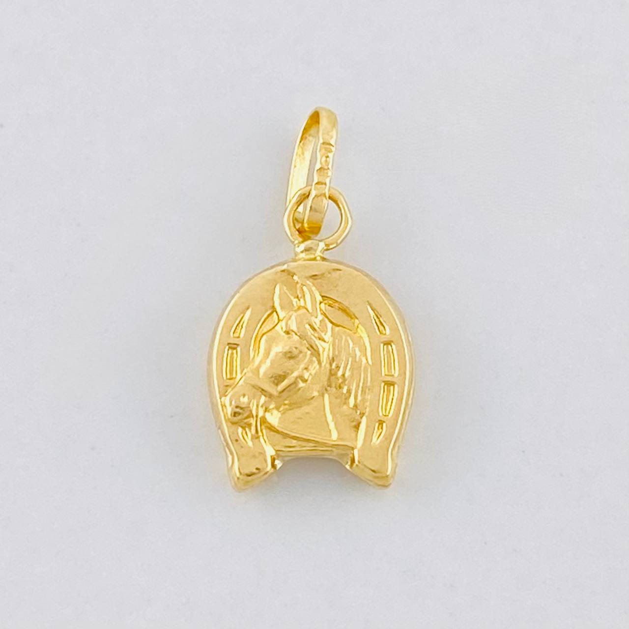 Herraje Herradura Caballo 0.3g / 1.3cm Oro Amarillo 18K