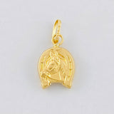 Dije Herradura Caballo 0.45g / 1.5cm Oro Amarillo 18K
