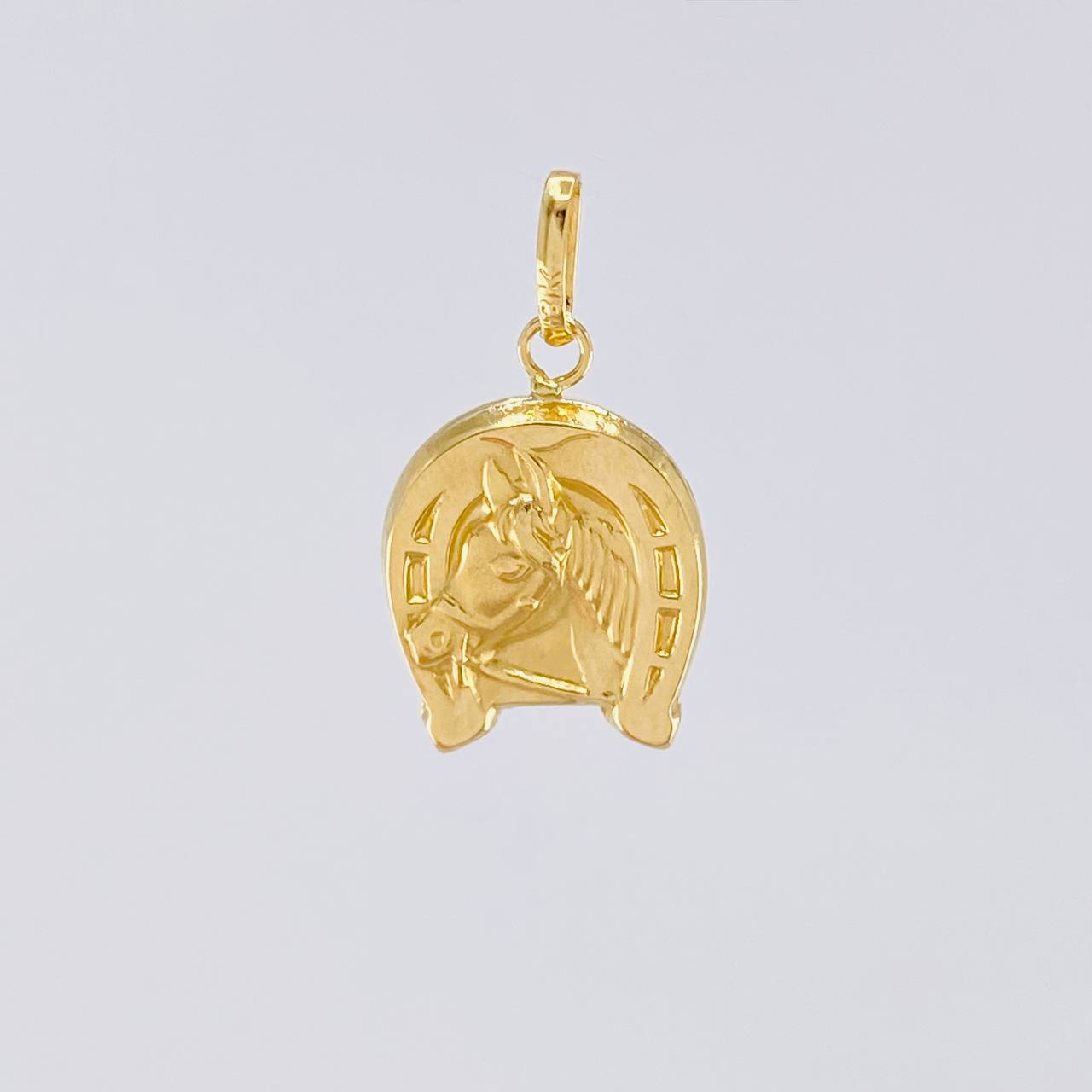 Dije Herradura Caballo 1.1g / 2.4cm Oro Amarillo 18K