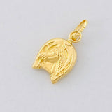 Herraje Herradura Caballo 0.3g / 1.3cm Oro Amarillo 18K