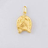 Dije Herradura Caballo 1.1g / 2.4cm Oro Amarillo 18K