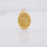 Dije San Miguel Arcángel Mate 0.9g / 2.3cm Oro Amarillo 18K