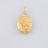 Dije San Miguel Arcángel Mate 0.9g / 2.3cm Oro Amarillo 18K