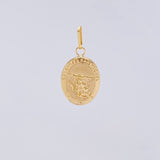 Dije San Miguel Arcángel Mate 0.9g / 2.4cm Oro Amarillo 18K