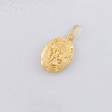 Dije San Miguel Arcángel Mate 0.9g / 2.3cm Oro Amarillo 18K