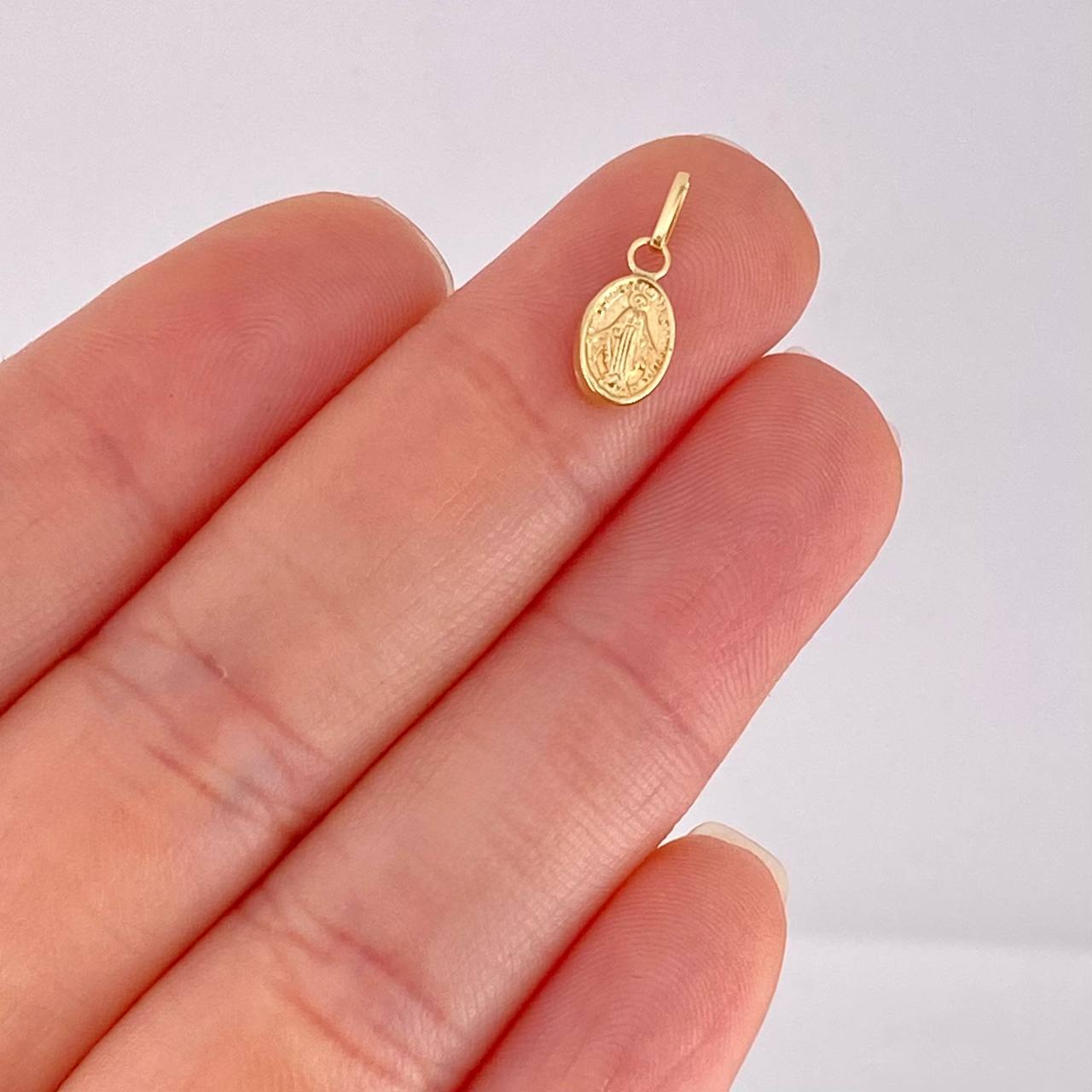Dije Virgen Milagrosa 0.3g / 1.4cm Oro Amarillo 18K
