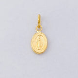 Dije Virgen Milagrosa 0.15g / 1.4cm Oro Amarillo 18K