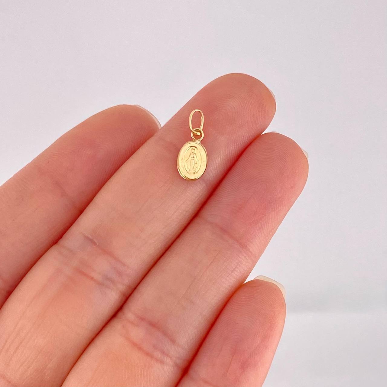 Dije Virgen Milagrosa 0.2g / 1.4cm Oro Amarillo 18K