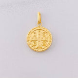 Dije San Benito 1.05g / 2.4cm Oro Amarillo 18K