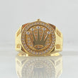 Anillo Corona Arpada 8.75gr / T9 1/2 / Oro 18K