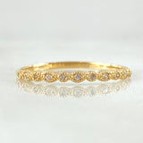 Anillo Ojos Burbujeantes 1gr / T6 3/4 / Oro 18K -