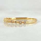 Anillo Ojos Burbujeantes 1gr / T6 3/4 / Oro 18K -