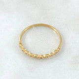 Anillo Ojos Burbujeantes 1gr / T6 3/4 / Oro 18K -