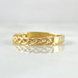 Anillo Lazo Trenzado 1.4gr / T7 1/2 / Oro Amarillo 18K