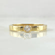 Anillo Solitario Liso Grueso 2.8gr / T6 1/2 / Oro 18K