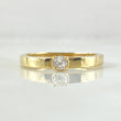 Anillo Solitario Liso Grueso 2.15gr / T6 1/2 / Oro 18K *