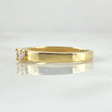 Anillo Solitario Liso Grueso 2.9gr / T7 1/2 / Oro 18K