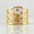 Anillo Flores Filigrana 3.35gr / T6 3/4 / Oro 18K *